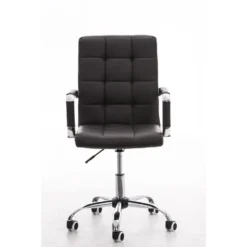 Clp Bureaustoel Deli V2 Kunstleer Bruin -Puur Woood Winkel 1000054333 0101