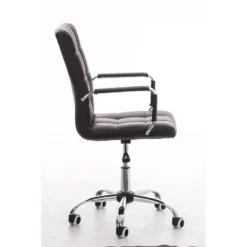 Clp Bureaustoel Deli V2 Kunstleer Bruin -Puur Woood Winkel 1000054333 0102