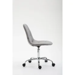 Clp Bureaustoel Reims Stof Zilverkleurig -Puur Woood Winkel 1000054340 0102