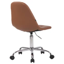 Clp Bureaustoel Reims Kunstleer Lichtbruin -Puur Woood Winkel 1000054341 0103