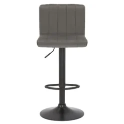 CLP Barkruk Jamie Fluweel Grijs -Puur Woood Winkel 1000055004 0101