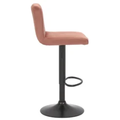 CLP Barkruk Jamie Fluweel Roze -Puur Woood Winkel 1000055008 0102