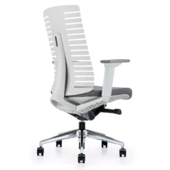 Bureaustoel Bone - Grijs -Puur Woood Winkel 1000055702 0103