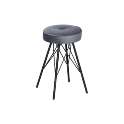 WOOOD Bella Kruk - Velvet - Asfalt - 53x33x33