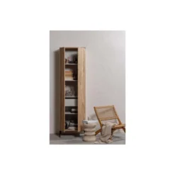 WOOOD Babs Kruk - Hout - Naturel - 41x31x31 -Puur Woood Winkel 1000057581 0103