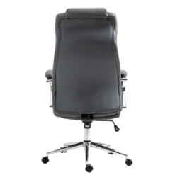 Clp Bureaustoel Salford Leder Grijs -Puur Woood Winkel 1000059669 0103