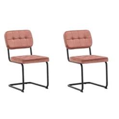Furnihaus Eetkamerstoelen Set Van 2 Flexa - Roze
