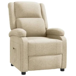 VidaXL Recliner Stof Crème