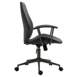 Clp Bureaustoel Nampa Kunstleder Zwart -Puur Woood Winkel 1000062578 0102