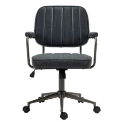 Clp Bureaustoel Natrona Kunstleder Zwart -Puur Woood Winkel 1000062584 0101