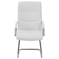 CLP Set Van 2 Caro Eetkamerstoelen Kunstleder Wit -Puur Woood Winkel 1000062587 0102