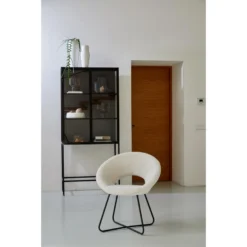 Stoel Antony - Crème - Bouclé -Puur Woood Winkel 1000063169 0101