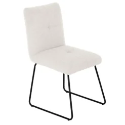 Giga Meubel Eetkamerstoel Teddy Wit - Stoel Felice