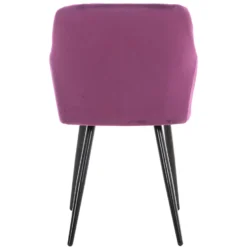 CLP Eetkamerstoel Shila Velvet Paars -Puur Woood Winkel 1000068154 0103