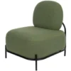Giga Meubel Fauteuil Stof Groen - 71x66x77cm - Stoel Polly