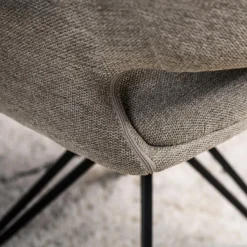 Roman Armstoel - Stof - Grijs -Puur Woood Winkel 1000069448 0103