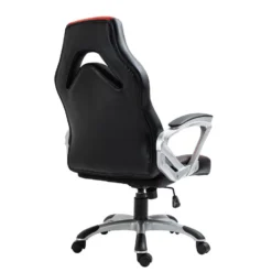 Clp Bureaustoel Foxton Kunstleder Rood -Puur Woood Winkel 1000071072 0103