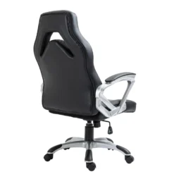 Clp Bureaustoel Foxton Kunstleder Grijs -Puur Woood Winkel 1000071082 0103