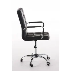 Clp Bureaustoel Deli V2 Kunstleer Zwart -Puur Woood Winkel 1000071095 0102