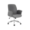 Beliani Bureaustoel RAVISHING - Grijs Polyester