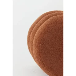 Poef Kimi - Oranje - Ø40cm -Puur Woood Winkel 1000072863 0111