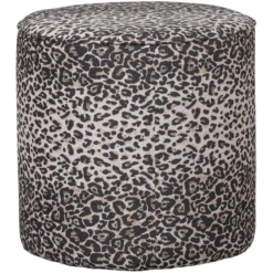 WOOOD Megan Poef - Polyester - Multikleur - 46x46x46