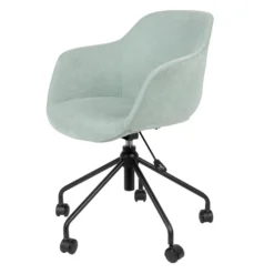 Puur Lindet Bureaustoel Ribstof - Stof - Groen