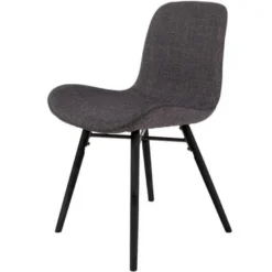 Puur Hörte Eetkamerstoel Stof - Kunststof - Grijs