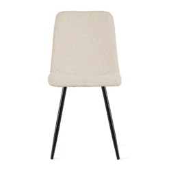 Eetkamerstoel Brasilia Bouclé Taupe -Puur Woood Winkel 1000074712 0104