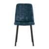 Eetkamerstoel Minsk Velvet Petrol