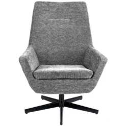Puur Vogar Fauteuil Ribstof - Stof - Grijs -Puur Woood Winkel 1000074924 0102