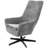 Puur Vogar Fauteuil Ribstof - Stof - Grijs