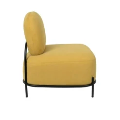 Puur Sundö Fauteuil - Vierkant - Stof - Geel -Puur Woood Winkel 1000074927 0102