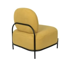 Puur Sundö Fauteuil - Vierkant - Stof - Geel -Puur Woood Winkel 1000074927 0103