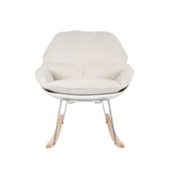 Puur Morö Fauteuil Teddy - Stof - Wit -Puur Woood Winkel 1000074929 0103