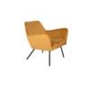 Puur Berg Fauteuil Velvet - Stof - Geel