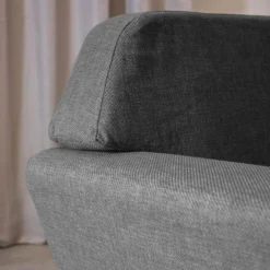 Industriële Fauteuil Roger Grijs - Stof - Grijs -Puur Woood Winkel 1000074958 0103