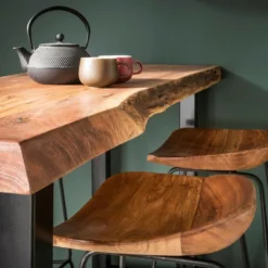 Elody Barkruk Acaciahout - Hout - Bruin -Puur Woood Winkel 1000076848 0102