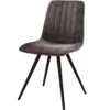 Victor Eetkamerstoel Velvet - Stof - Grijs