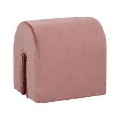 Beliani Poef MODOC - Roze Fluweel