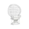 Beliani Fauteuil EMMANUELLE - Wit Rotan