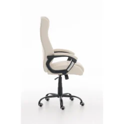 CLP Bureaustoel Matador Kunstleder Crème -Puur Woood Winkel 1000080743 0102
