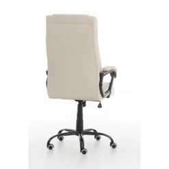 CLP Bureaustoel Matador Kunstleder Crème -Puur Woood Winkel 1000080743 0103