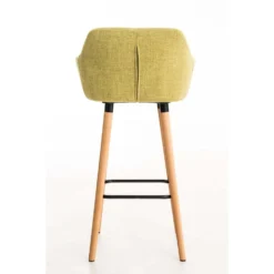 CLP Set Van 2 Barkrukken Grant Stof Groen -Puur Woood Winkel 1000082841 0103