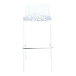 DS4U® Cast Magnolia Barkruk - Aluminium - Wit -Puur Woood Winkel 1000082844 0102