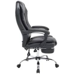 Clp Bureaustoel Castle Kunstleder Zwart -Puur Woood Winkel 1000082850 0102