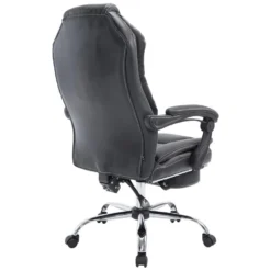 Clp Bureaustoel Castle Kunstleder Zwart -Puur Woood Winkel 1000082850 0103