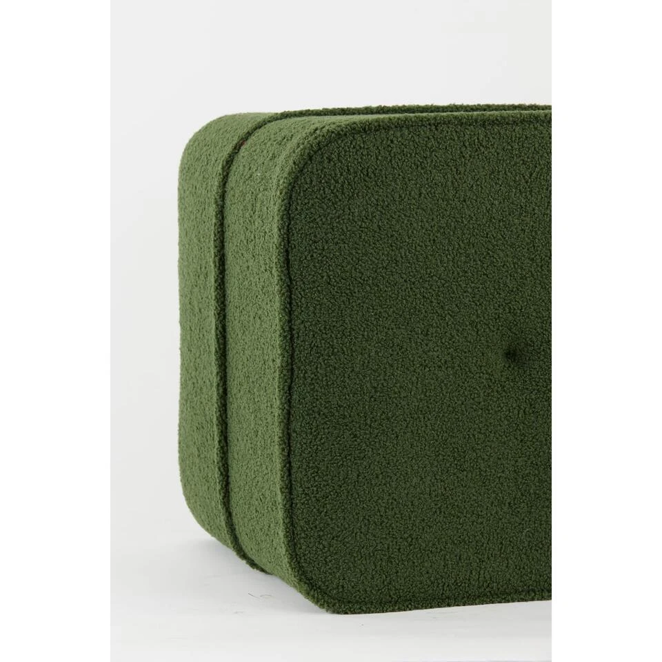 Poef Kiki - Groen - 40x40x35cm 4 Poef Kiki - Groen - 40x40x35cm - Afbeelding 4