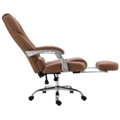 Clp Bureaustoel Pacific Kunstleder Licht Bruin -Puur Woood Winkel 1000083205 0102