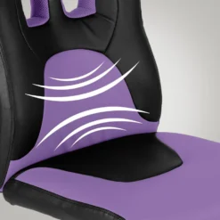 Clp Bureaustoel Fun Kunstleder Paars -Puur Woood Winkel 1000084050 0103